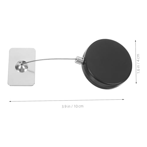 WOONEKY 2pcs Retractable Security Cable Lock Auto Telescopic Lock for Tv Laptop Security