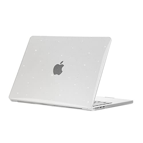 Case for MacBook Pro 14-inch Laptop M5 M4 M3 M2 M1 A3427 A3426 A3434 A3112 A3185 A3401 A2918 A2992 A2779 A2442 2026-2021 Release, Hard Shell&Keyboard Cover&Screen Protector&Webcam Cover,Sparkly Clear - color: Bling Clear