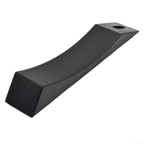 Silicone Deadlift Wedge Blocks 2 Pcs for Weight Lifting and Powerlifting, Non-Slip Barbell Plate Loading Pads, Lightweight Material for Easy Plate Changes(Black) - size: Black