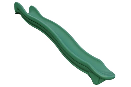 TUSK Avalanche 12 ft Rotomolded Playset Slide, Green - color: Green, size: 12 ft
