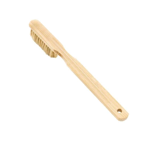 Climbing Hold Brush with Wood Handle Fiber Head 20cm Compact Tool for Chalk Buildup Rock Pocket Gym Routes