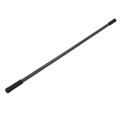 Dioche Long Stick Adjustable Yoga Stick Adjustable Steel Exercise for Enhanced Flexibility and Mobility 30/45/60 Inches with Foam Handles for Fitness and Relaxation