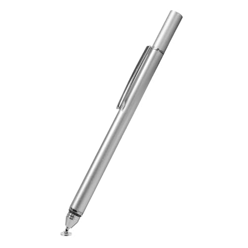 BoxWave Stylus Pen Compatible with LG Gram 16 2-in-1 (16T90P) - FineTouch Capacitive Stylus, Super Precise Stylus Pen - Metallic Silver
