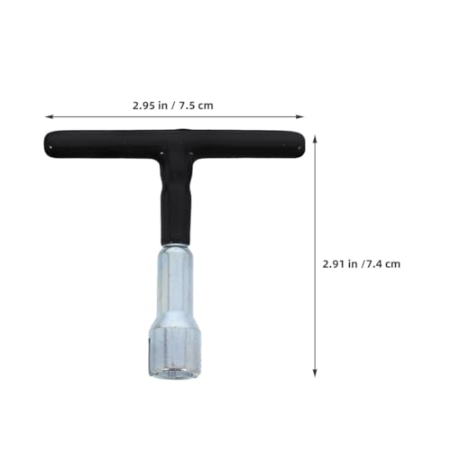 Homoyoyo 4pcs Manual Wing Nut Driver for Heavy Duty Hanger Bolt Installation, T Handle Screw Hook Fastening Tool for Eye Screws and Hooks, Portable Hand Tool for Home Improvement