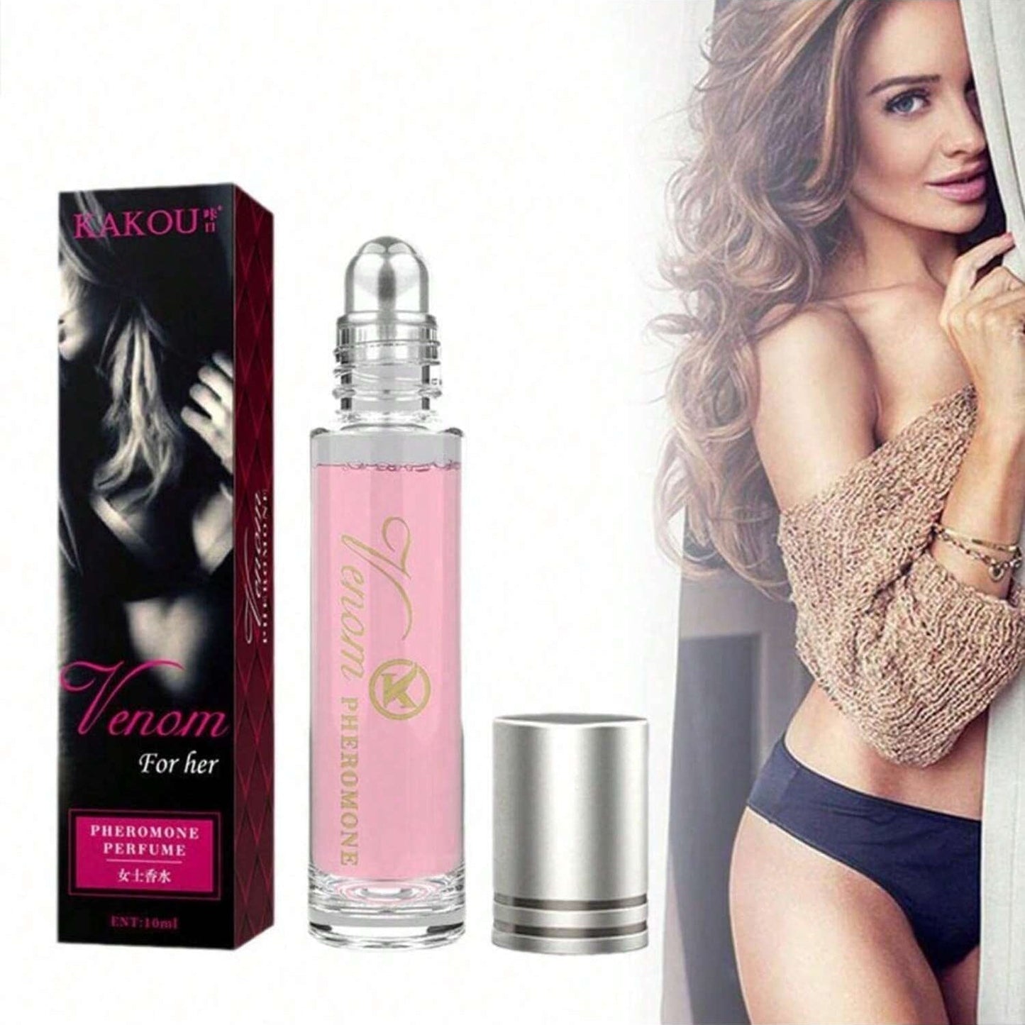Women’s Pheromone Perfume Roll-On Set