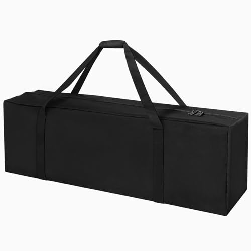 INFANZIA 41in Large Travel Duffel Bag, 600D Water Resistant Foldable, 94L | Sport Luggage Bag with Upgrade Zipper, Foldable Equipment Storage Bag, for Moving Camping Tent Tripod Fishing Umbrella - size: 41x10x14 inch