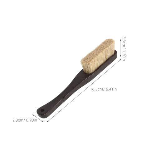 POPETPOP Outdoor Climbing Tool Chalk Cleaning Brush with Fine Boar Hair Bristles and Wooden Handle, Lightweight Design and Quick Drying for Bouldering and Natural Rock Surface Cleaning