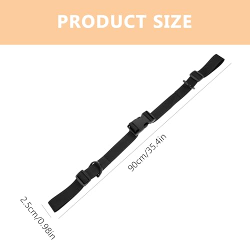2pcs Thickened Nylon Bundle Straps with Buckle Adjustable Securing Webbing Rope for Tent, Backpack, Yoga Mat, Heavy Duty Fixed Tie Down Utility Straps