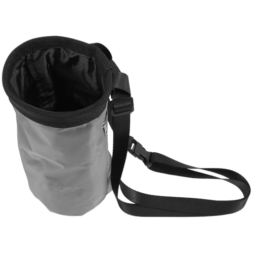 OUNONA Outdoor Climbing Chalk Bag for Bouldering and Mountaineering, Scratch-Resistant Oxford Fabric with Fleece Lining, Wear-Resistant Powder Storage Bag for Climbers and Outdoor Use