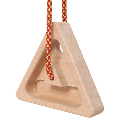 Portable Wooden Hangboard with Rope, Compact Fingerboard for Climbing Training, Multiple Grip Options, No-Drill Installation - size: 5 Inch-2PCS