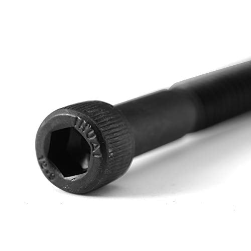 Socket Head Cap Screw, 1/4-20 x 1-1/2", Alloy Steel, Black Oxide, Hex Socket Coarse Thread, 1/4 inch Hexagonal Allen Bolt, Length: 1-1/2 inch, Full Thread (Quantity: 20) - size: 1-1/2