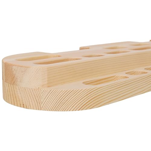 Wooden Rock Climbing Hangboard Rock Climbing Fingerboard Rock Climbing Training Climbing Board Trainer for Strengthen Fingers and Grip - color: 1*PC