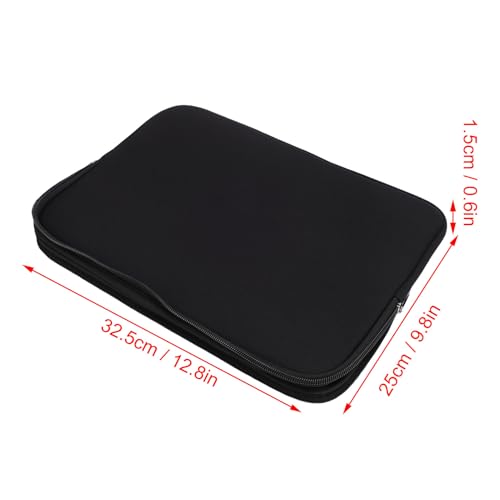 Basic Laptop Sleeve, Water Proof Neoprene Tablet Sleeve Carrying Bag Protective Cover Zippered Top Opening for Travel Business and Academic Use (13 Inch) - size: 13 Inch