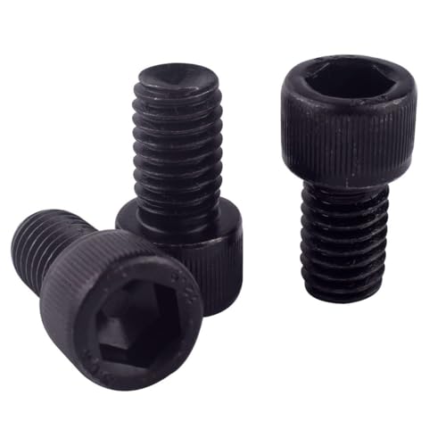 10Pcs 5/16-18 x 1" Socket Head Cap Screws Bolts, 12.9 Grade Alloy Steel Black Oxide Finish, Allen Hex Drive, UNC Coarse Full Thread - size: 5/16-18 x 1 (10PCS)