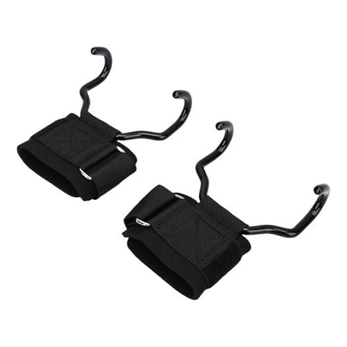 Focket Weight Lifting Hooks, 330LBS Capacity Adjustable Non Slip Lifting Straps, Wrist Straps with Thickened Cotton Padding for Deadlifts Powerlifting Pull Ups Shrugs Hand Grips