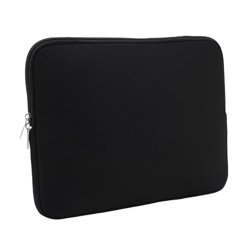 Basic Laptop Sleeve, Water Proof Neoprene Tablet Sleeve Carrying Bag Protective Cover Zippered Top Opening for Travel Business and Academic Use (15.6 Inch) - size: 15.6 Inch