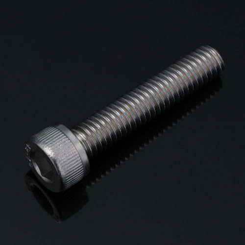 M3 x 16mm Socket Head Cap Screws, Stainless Steel 18-8 (304), Allen Socket Drive, Full Thread, Bright Finish, 50 PCS - size: M3 x 16mm