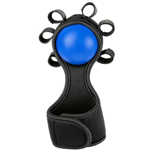 Hand Exercise Balls Finger Muscle Trainer Tool | Hand Strengthening Gear for Weightlifting Office Rock Climbing Home Fitness Gym Outdoor Workout - color: Blue