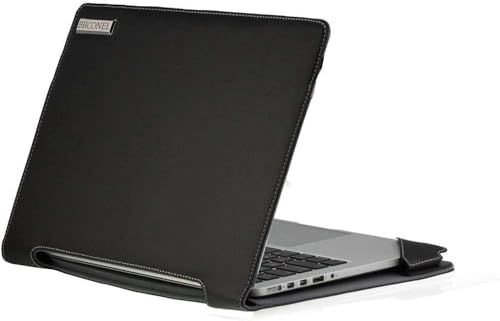 Profile Series - Black Leather Laptop Case Compatible with ASUS Zenbook S14 (UX5406) 14" Laptop