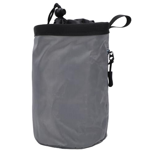 RiToEasysports Climbing Chalk Bag Oxford Fabric Athletic Chalk Bag 19 X 12.5 X 12.5cm Large Capacity Fleece Lining for Rock Climbing Weightlifting Gymnastics Gym Training