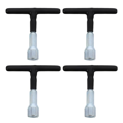 Abaodam 4pcs Eye Screw Installation Tool with T Handle Wing Nut Driver for Hook Bolt Tightening Hand Tool Kit Suitable for Home and Workshop Use