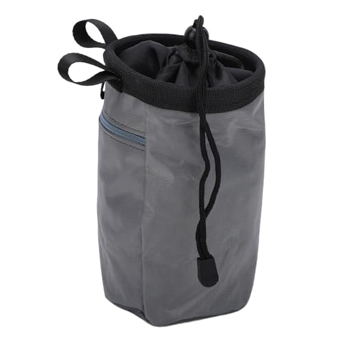 Yunseity Climbing Chalk Bag, Athletic Chalk Pouch with Large Capacity, Adjustable Waist Belt Gym Bag for Rock Climbing, Gymnastics, Weightlifting, Fitness