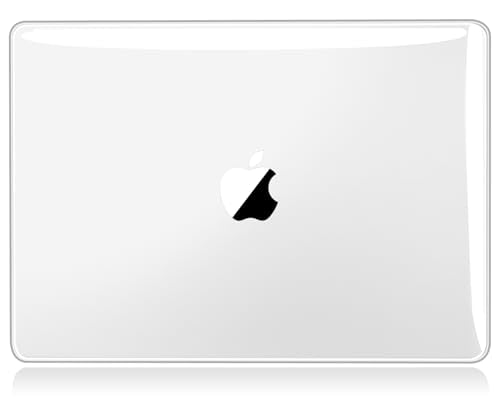 UESWILL Compatible with MacBook Pro 16 inch Case 2021-2026 Release M5 M4 M3 M2 M1 Pro Max chip Model: A3429 A3428 A3403 A3186 A2991 A2780 A2485, Glossy Crystal Hard Shell Cover, Transparent - color: Crystal Clear, size: MacBook Pro 16" (M1 M2 M3 M4 M5)