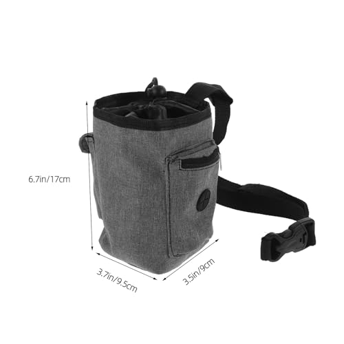 Anti-Slip Climbing Chalk Bag with Zippered Storage Pocket Oxford Cloth Chalk Pouch for Rock Climbing Mountaineering Hiking and Gym Training Lightweight Waist Pack for Sport and