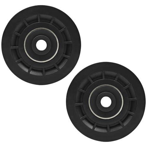Pulley 78 mm, pulley for ropes, pulleys with ball bearings, pulley, replacement parts, fitness equipment, power station wheels, 2 pieces - color: 78mm-2 PCS-P