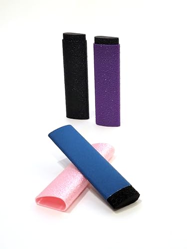 Reusable Skin File with Cover - Great for Rock Climbing, Bouldering, Climber, Gym, Crossfit, Weightlifting, Gymnast - Callus Finger Hand Sander (Red) - color: Red