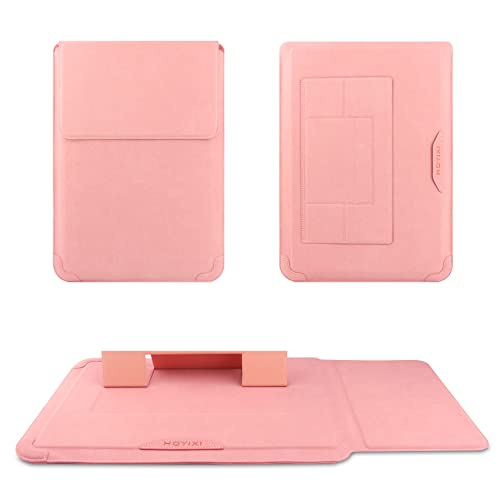 HoYiXi 15 16 Inch Laptop Sleeve Case Leather Bag for MacBook Pro 16 2021 & 2019/ASUS Vivobook 15/Huawei MateBook D15/HP 15.6" PC/MacBook Pro 15/Surface Laptop 3/Dell Inspiron 15/IdeaPad, Pink - color: Pink, size: 15-16 in