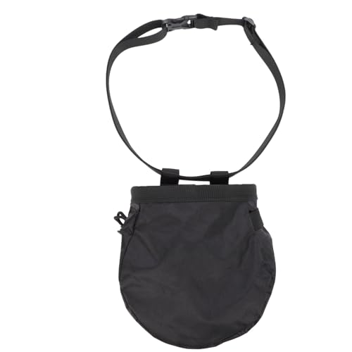 Chalk Bag Climbing Powder Bag Rock Climbing Chalk Storage Water Proof Oxford Cloth Fleece Lining Adjustable Drawstring Large Capacity for Gym Weightlifting