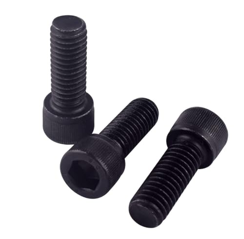 10Pcs 3/8-16 x 1-1/4" Socket Head Cap Screws Bolts, 12.9 Grade Alloy Steel Black Oxide Finish, Allen Hex Drive, UNC Coarse Full Thread - size: 3/8-16 x 1-1/4" (10PCS)