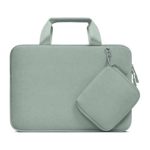 MOSISO Laptop Case 16 inch, 15-15.6 inch Laptop Sleeve Carry Computer Bag | Compatible with MacBook Pro 16, HP Acer Dell Lenovo ASUS, Neoprene Bag with Handle&Detachable Small Case, Antique Green - color: Antique Green, size: 16 inch