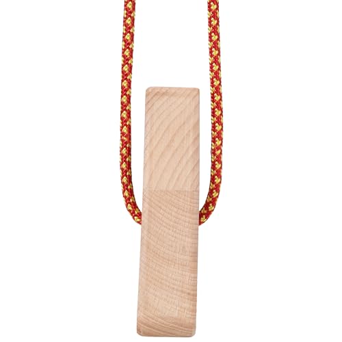 2Pcs Triangle Climbing Hangboard with Rope, Training Finger Grip, Fingerboard Rock Climbing for Outdoor Home - color: Brown-A