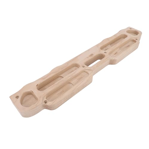 RiToEasysports Rock Climbing Hangboard, Wood Fingerboard for Strength Training, Finger Strength Builder for Bouldering, Pull Ups, Home Gym Climbers