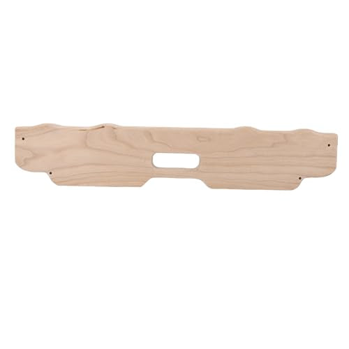 CHICIRIS Rock Climbing Hangboard, Solid Wood Fingerboard with Mounting Kit for Home Gym Doorway Training Pull Up Strength Bouldering