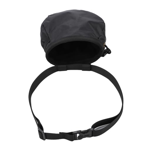 Chalk Bag Climbing Powder Bag Rock Climbing Chalk Storage Water Proof Oxford Cloth Fleece Lining Adjustable Drawstring Large Capacity for Gym Weightlifting