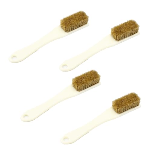 4 PCS Climbing Brush Sturdy Bouldering Brush Climbing Holds Climbing and Bouldering Brush Boar's Hair Bristles Sturdy Handle Bouldering Chalk Brush for Indoor Rock Climbing Outdoor Mountain Climbing