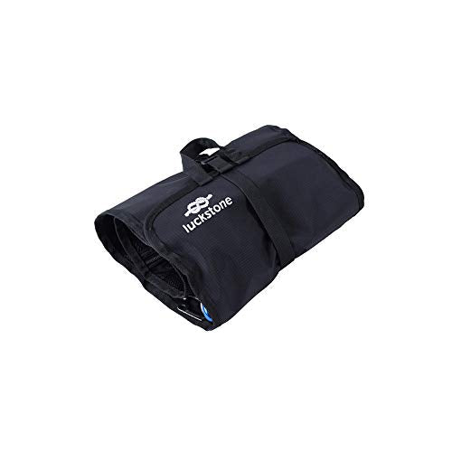 Rock Climbing Gear Storage Bag Foldable Waterproof Roll Up D-Ring Climbing Quickdraw Hanging Tool Equipment Gear Carabiner Organizer Collection Bag Carry Pouch 420D Oxford Cloth