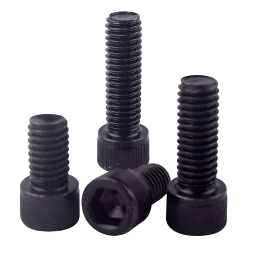 10Pcs 3/8-16 x 1-1/2" Socket Head Cap Screws Bolts, 12.9 Grade Alloy Steel Black Oxide Finish, Allen Hex Drive, UNC Coarse Full Thread - size: 3/8-16 x 1-1/2" (10PCS)