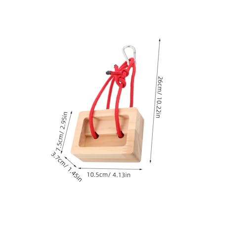 VANZACK Hangboard Strength for 2pcs Wooden Climbing Finger Portable Training, Modular Design, Lightweight Sturdy and Fitness Routines and Outdoor Use by Climbers