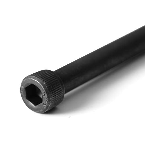 Socket Head Cap Screw, 1/4-20 x 2-1/4", Alloy Steel, Black Oxide, Hex Socket Coarse Thread, 1/4 inch Hexagonal Allen Bolt, Length: 2-1/4 inch, Full Thread (Quantity: 10) - size: 2-1/4