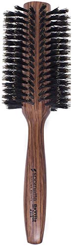 Spornette DeVille Boar Bristle Round Brush Set - Professional Hair Brushes Including 1.5, 2, and 2.5 inch Sizes - For Women, Men, & Kids - size: Set of 3 (1.5, 2, 2.5 Inch)