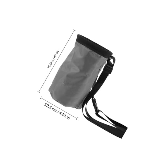 OUNONA Outdoor Climbing Chalk Bag for Bouldering and Mountaineering, Scratch-Resistant Oxford Fabric with Fleece Lining, Wear-Resistant Powder Storage Bag for Climbers and Outdoor Use