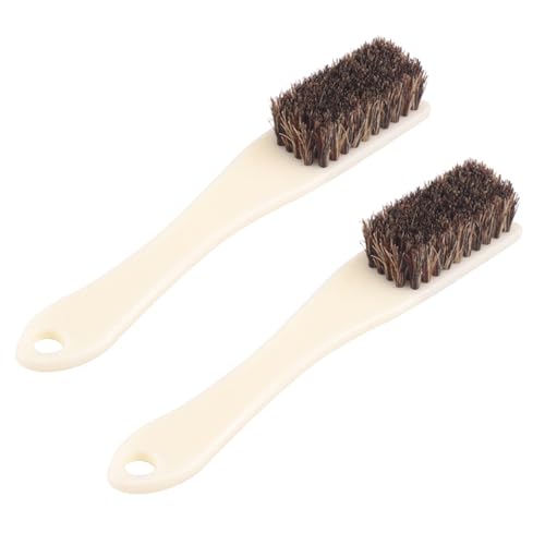 2pcs Climbing and Bouldering Brush Long Handle Firm BouClder Cleans Tool Easy Use Firm - color: Brown Large