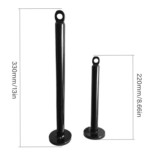 Equipment Dumbbell Barbell Rack Holder Weight Plate Loading Pin Dumbbell Rack, Weightlifting Holder Stand Fitness Loading Pin - color: Diameter 0.8 x 8.7 inches (20