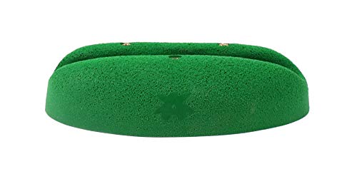 Atomik Rock Climbing Holds Screw-On Hula Hoop Holder in Green for Vertical Obstacle Courses