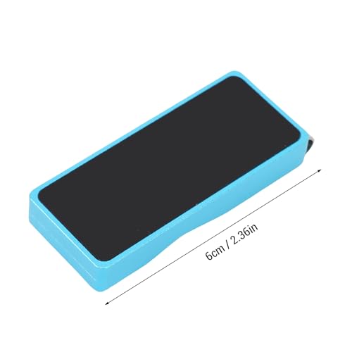 flexman Billiard Chalk Holder, Aluminum Universal Dry Oil Pool Cue Chalk Holder with Magnetic Belt Clip, Professional Snooker Billiard Accessories - color: Blue