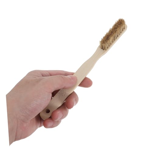 Bouldering Brush Rock Climbing Hold Cleaner with Ergonomic Wood Handle and Rapid Drying Bristles for Indoor and Outdoor Climbing Use